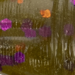 Green Pumpkin with Purple Copper