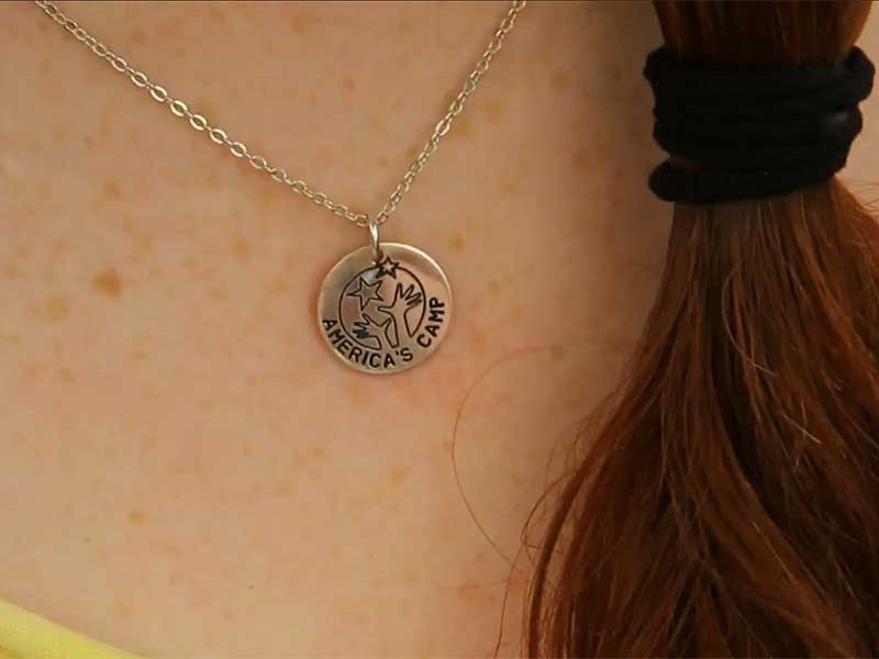 Custom charm for a meaningful children's camp