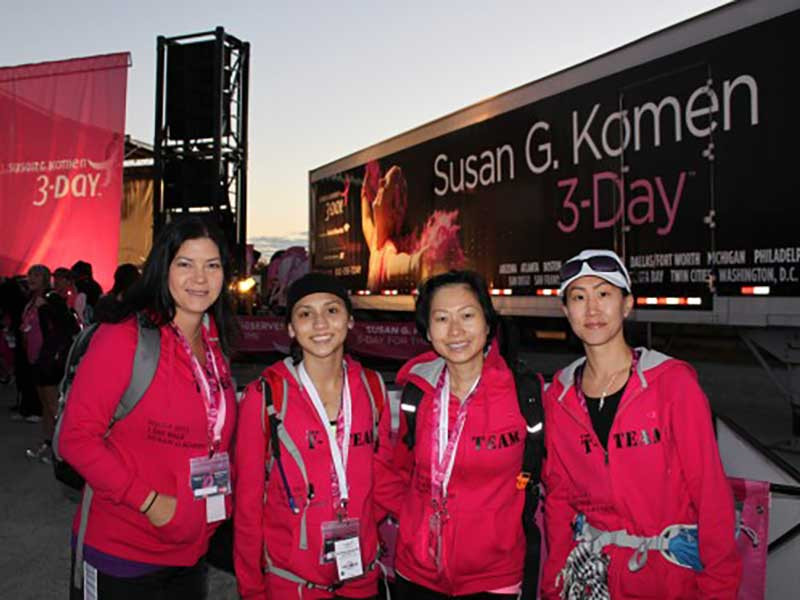 Komen Walk for a Cure with a Personalized Jewelry Twist