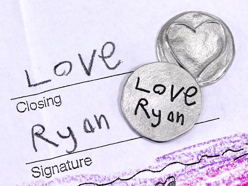 Pewter - a great option for hand stamped jewelry