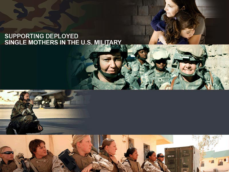 Deployed Single Moms Get Support