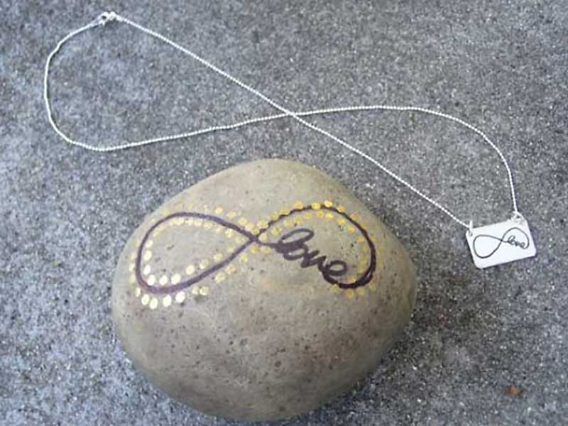 Rock Art Transformed into a Necklace