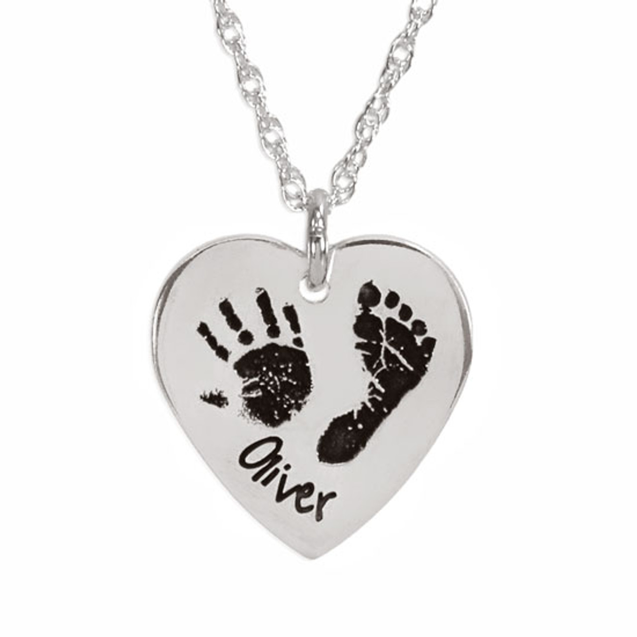 Baby Foot Print Necklace