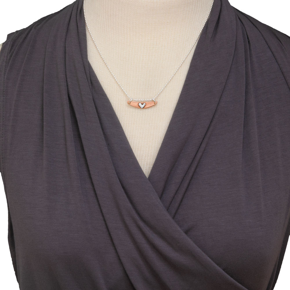 Subtle Devotion Arc Necklace