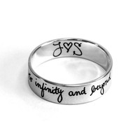 Handwriting Ring-Sterling Silver Rings 