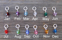 Birthstone colors for Swarovski Crystal Round Birthstones