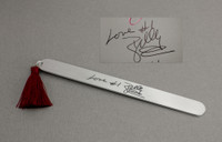 Custom Bookmark personalized with your actual handwriting, shown with the original handwriting