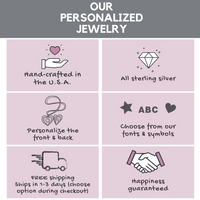 Handstamped jewelry information