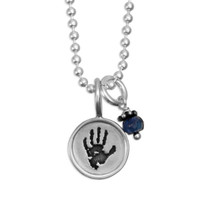 Baby's Footprints on Necklace