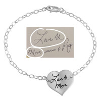 Sweet Heart Handwriting Bracelet