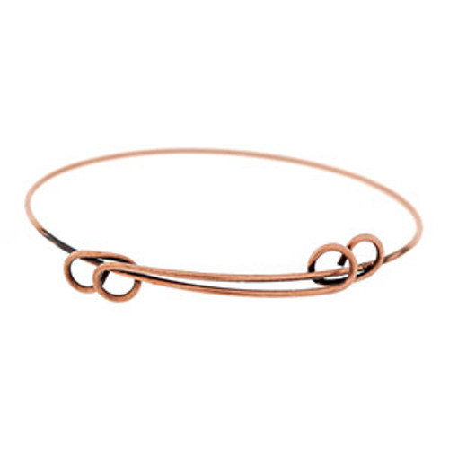 Adjustable copper bracelet