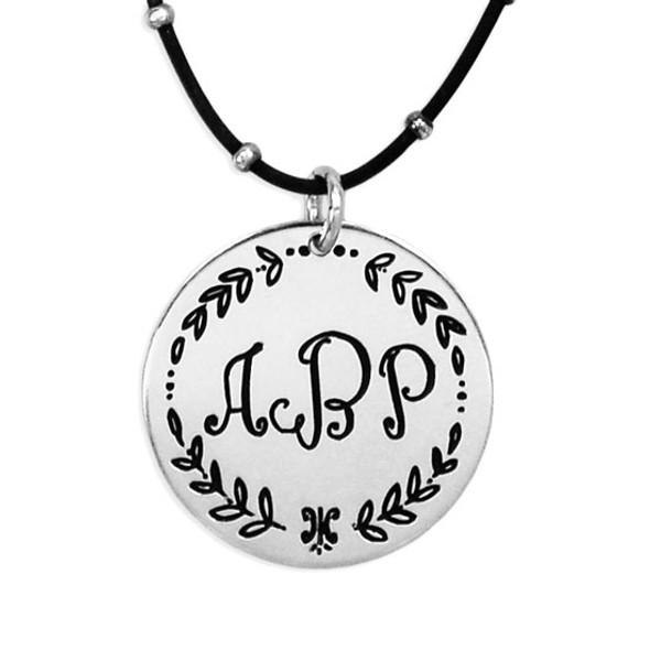 Monogrammed necklace