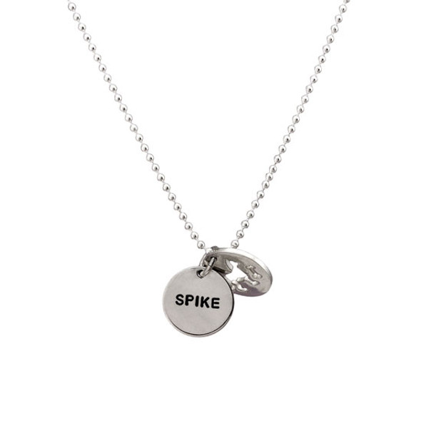 Dog Lover with Name Charm Necklace