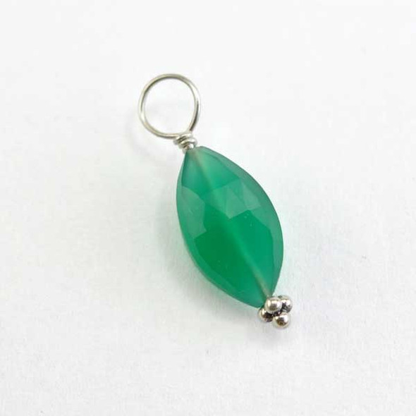 Faceted Green Onyx Marquis Stone (May)