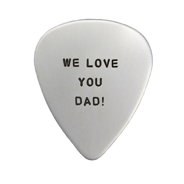 Sterling personalized guitar pick