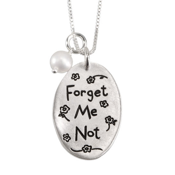 Forget me not necklace