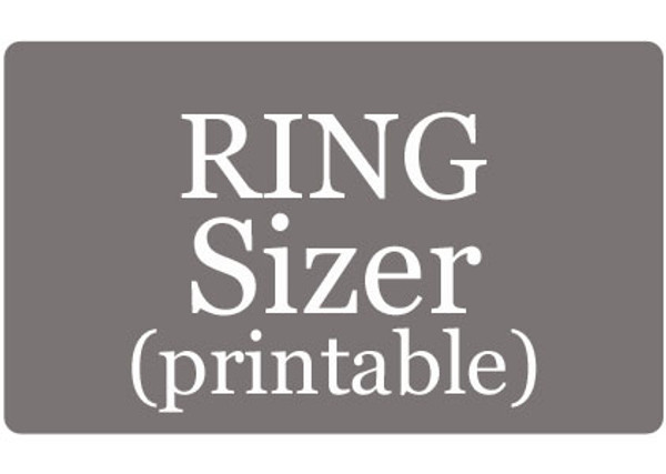 Ring sizer for your personalized ring