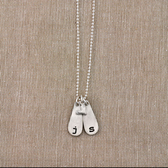 Initial personalized necklace