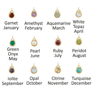 All stone colors for gold