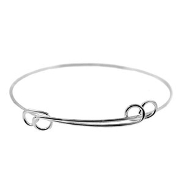 Silver bangle