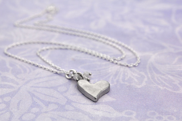 Handmade heart pendant