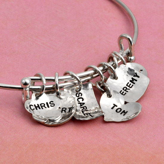 Hand stamped bracelet