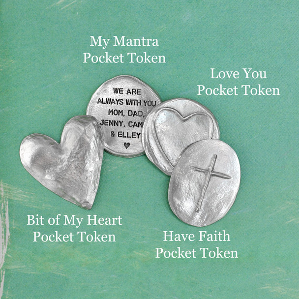Other fine pewter pocket tokens available