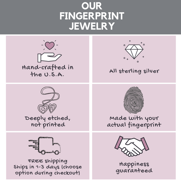 Fingerprint jewelry information