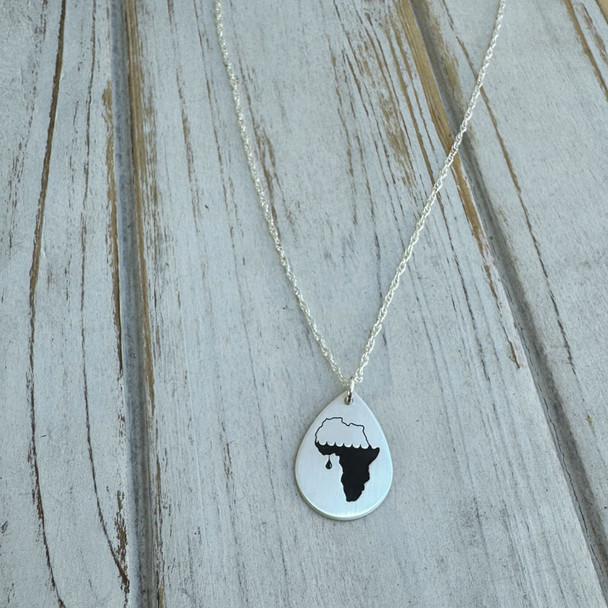 Samburu Water Necklace ront of necklace