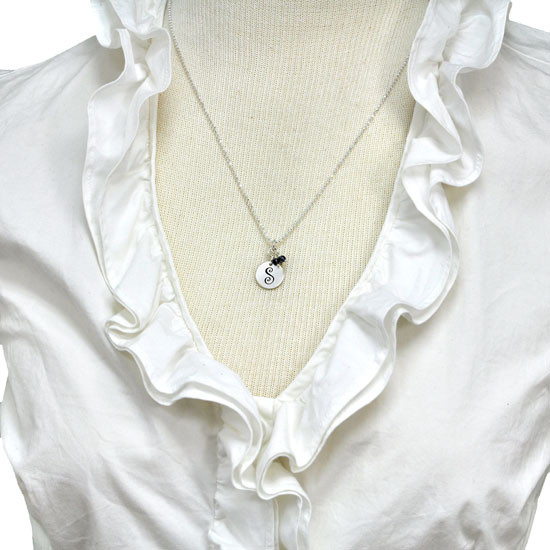 Hand stamped pendant