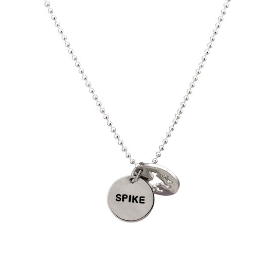 Dog Lover with Name Charm Necklace