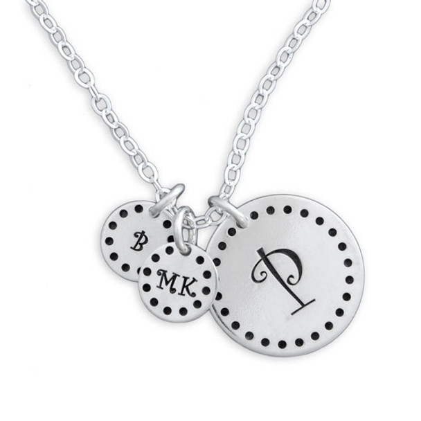 Dotted Border Initial Discs