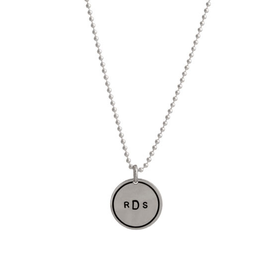 Sterling Monogram Disc
