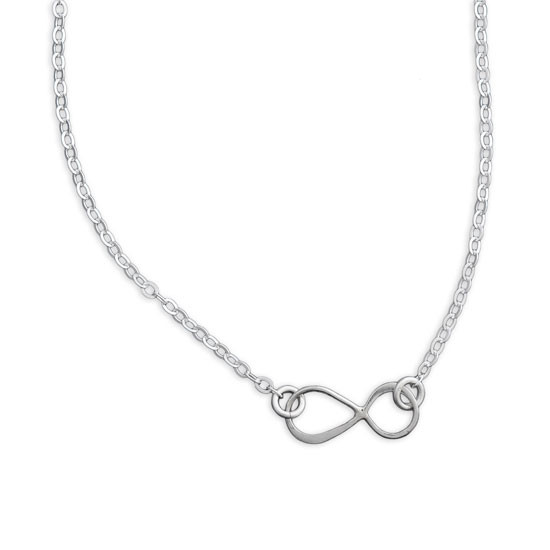 Sterling Silver Infinity Necklace