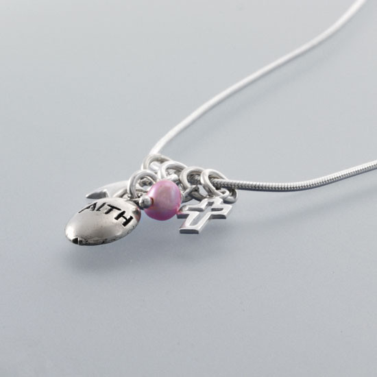 Keep the faith necklace