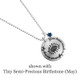 Birthstone with custom silver You Have Made a Difference Necklace teacher gift necklace