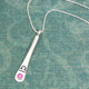 Zodiac Pendant with Birthstone