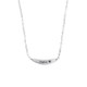 Silver Arc Necklace