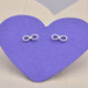 Tiny Silver Infinity Earrings