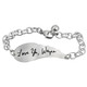 Memorial Jewelry - Personalized Silver Bracelet Made with Handwriting From a Loved One