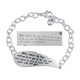 Signature Bracelet Custom Made with Handwriting From a Loved One, with original handwriting