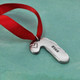 Personalized pewter ornaments