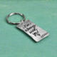 Rectangle key ring with signature