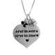 Large Heart Coordinates Necklace