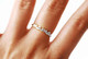 Sterling silver Mama ring shown on model's hand