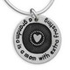 Etched Grandma Circle of Love Necklace