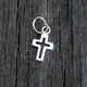 Sterling Silver Cut-out Cross