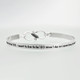 Hand-Stamped Inspiration Bracelet in Sterling Silver with message from spouse