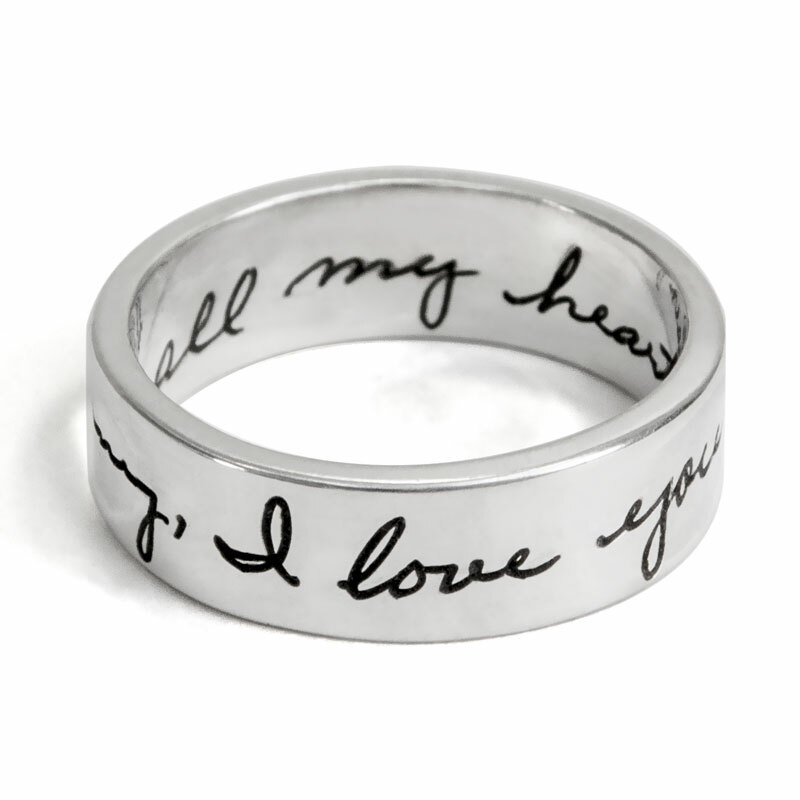 Custom Handwriting Jewelry - Personalized Handwriting Necklaces ...