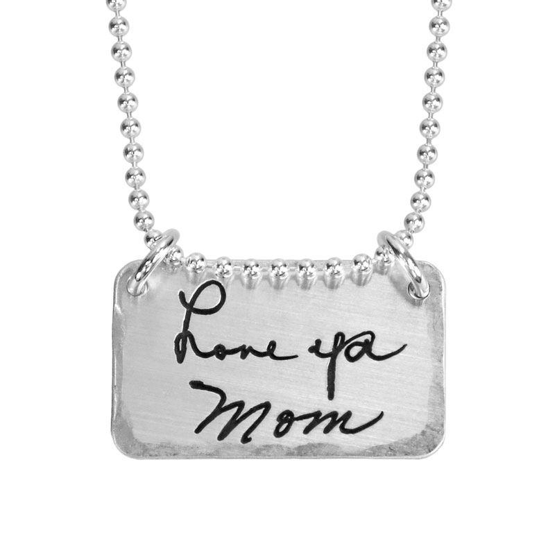 Personalized Handwriting Engraved Jewelry from Love, Georgie